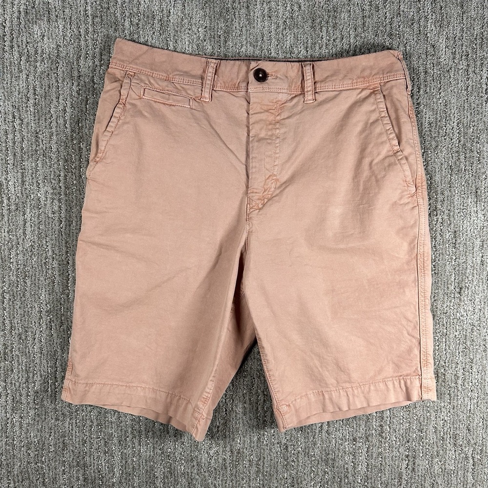 American Eagle Shorts Mens 31 Light Pink Next Level Flex Chino Casual Stretch